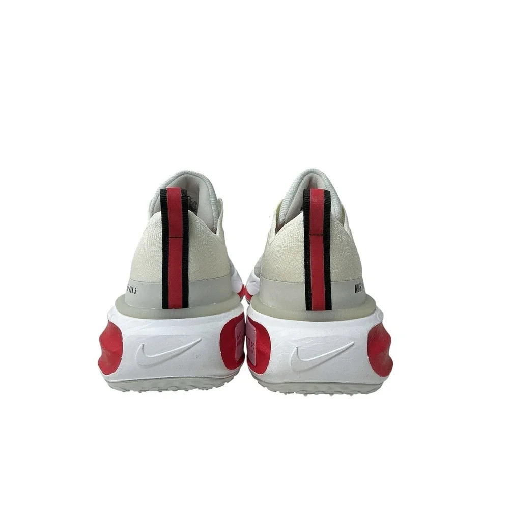 Nike Invincible 3 – Size 10 Men Running Shoe Grey White Fire Red NEW With Defect